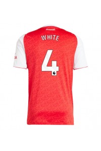 Arsenal Ben White #4 Voetbaltruitje Thuis tenue 2025-26 Korte Mouw